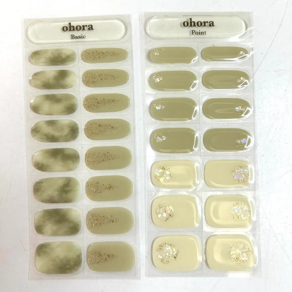 Ohora Green Tea Semi-Cured Gel Nail Strips